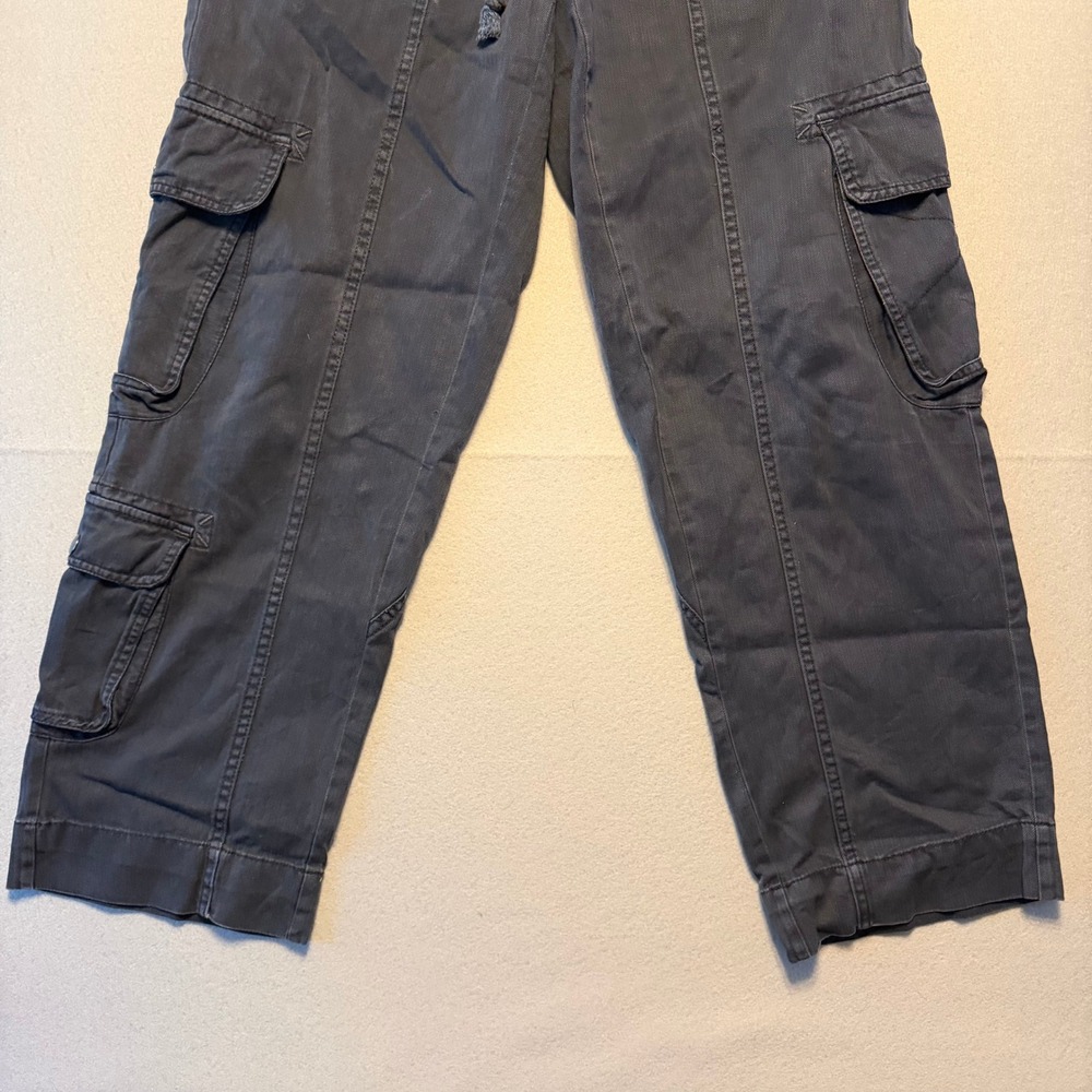 Free People We The Free Tahiti Pull-On Cargo Pants Black Women Size Small - Picture 11 of 14